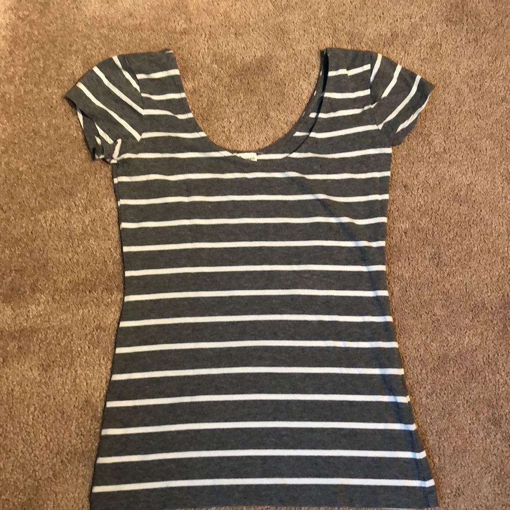 Garage Gray and White T-Shirt
